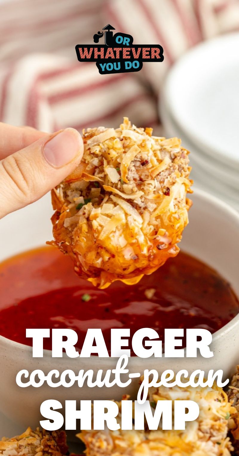 Traeger Coconut Pecan Shrimp