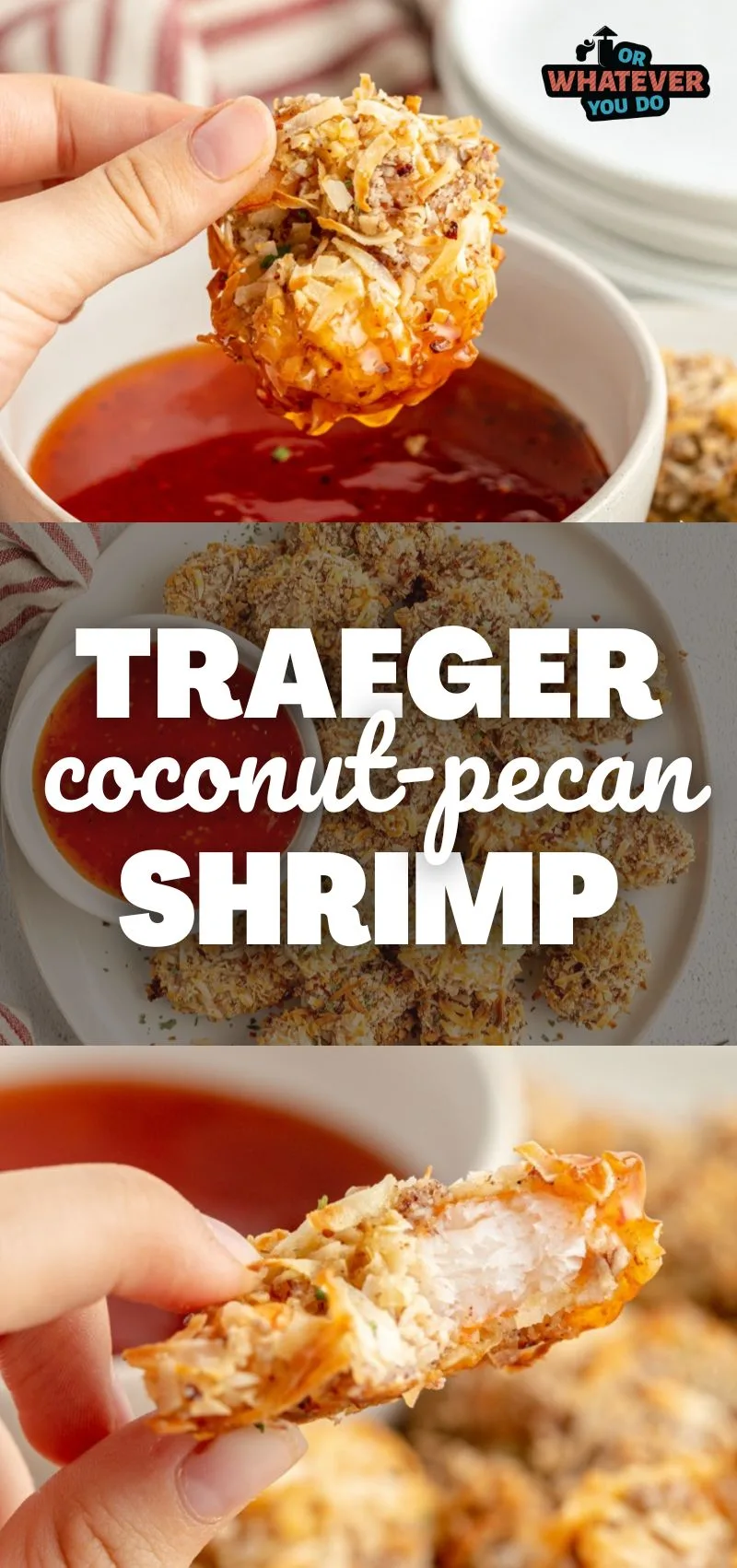 Traeger Coconut Pecan Shrimp