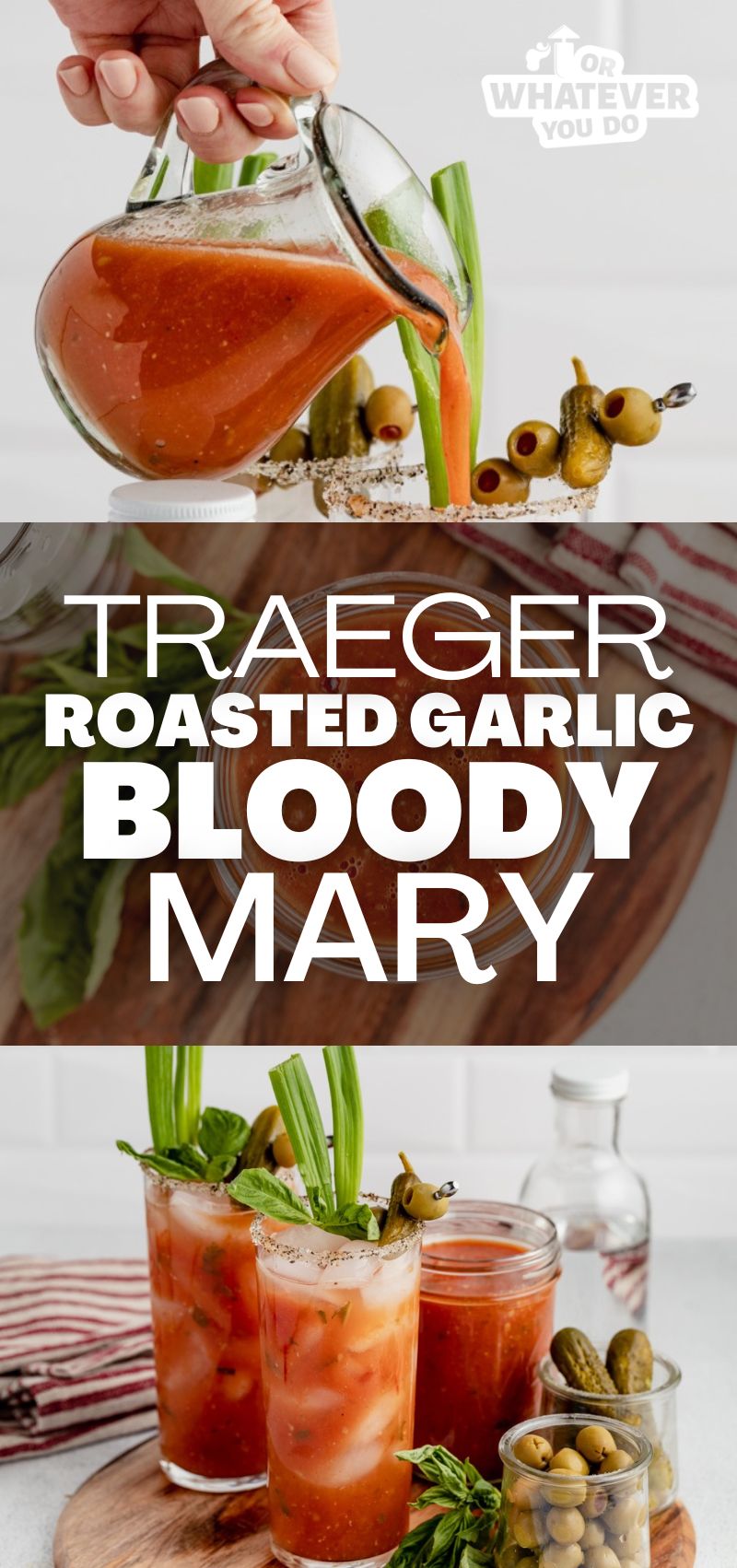 Traeger Roasted Garlic Bloody Mary