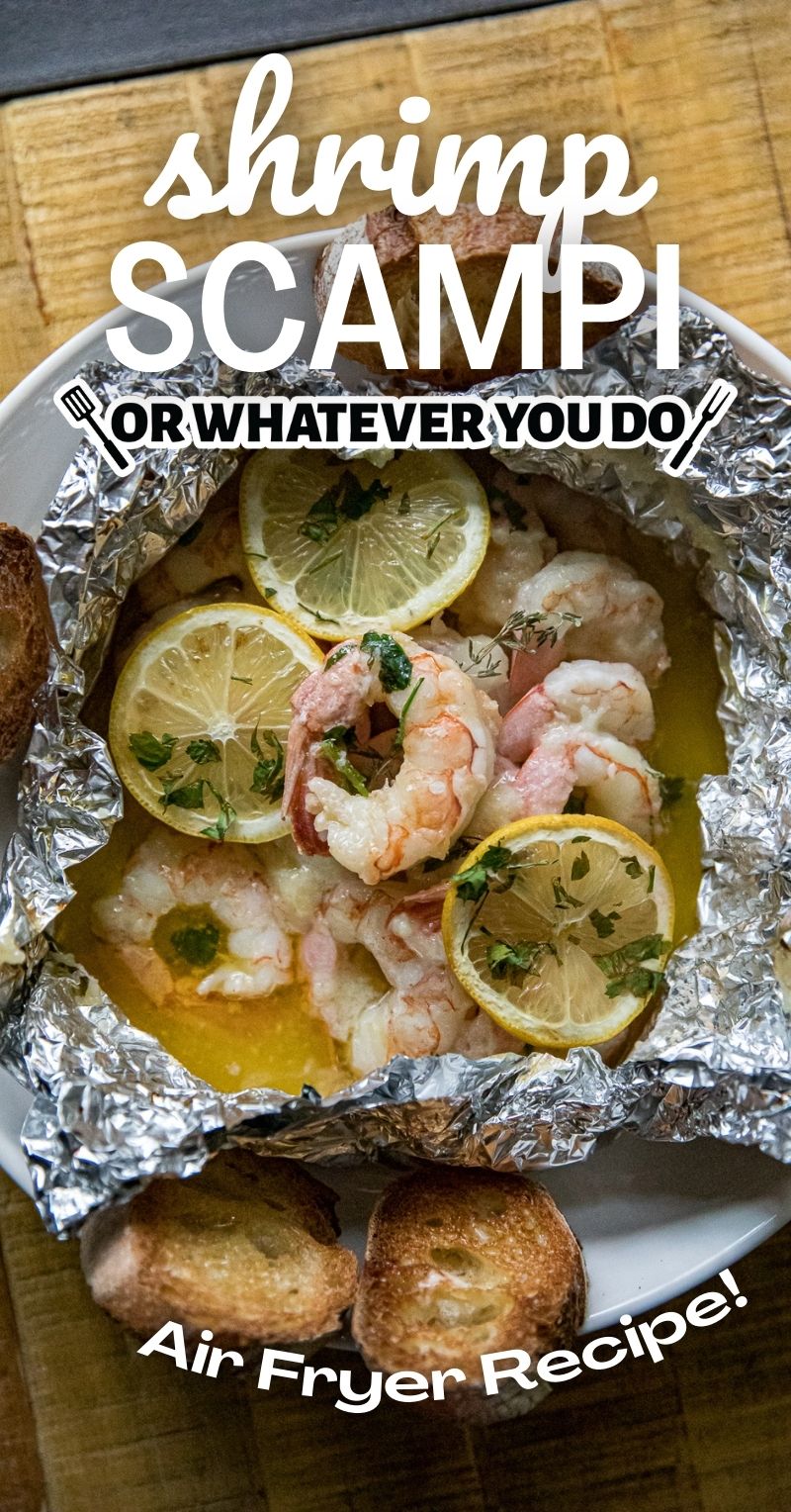 Air Fryer Shrimp Scampi