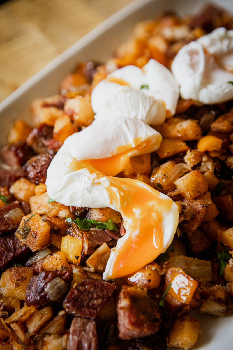 Smoked Corned Beef Hash on the Blackstone Or Whatever You Do