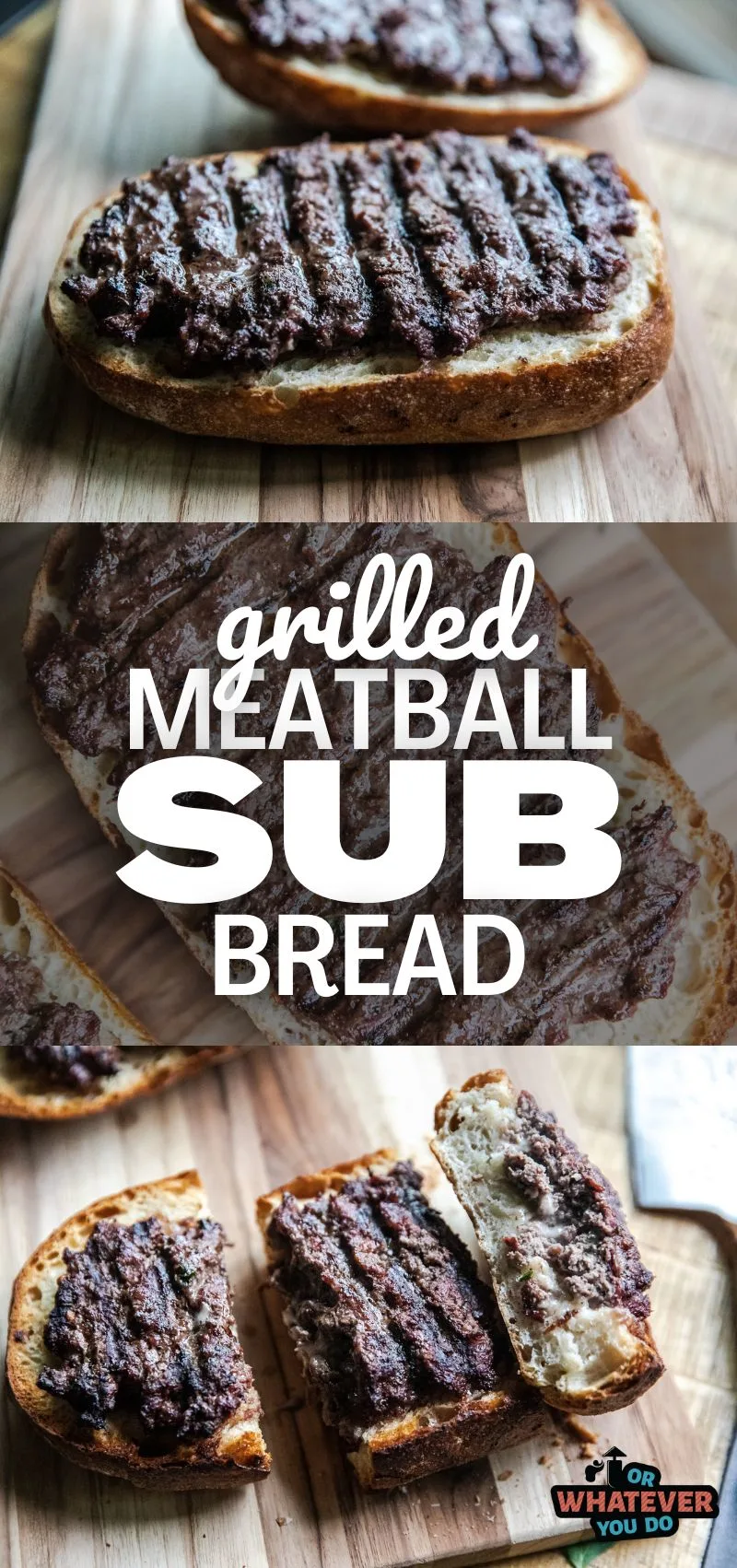 Grilled Meatball Sub Bread