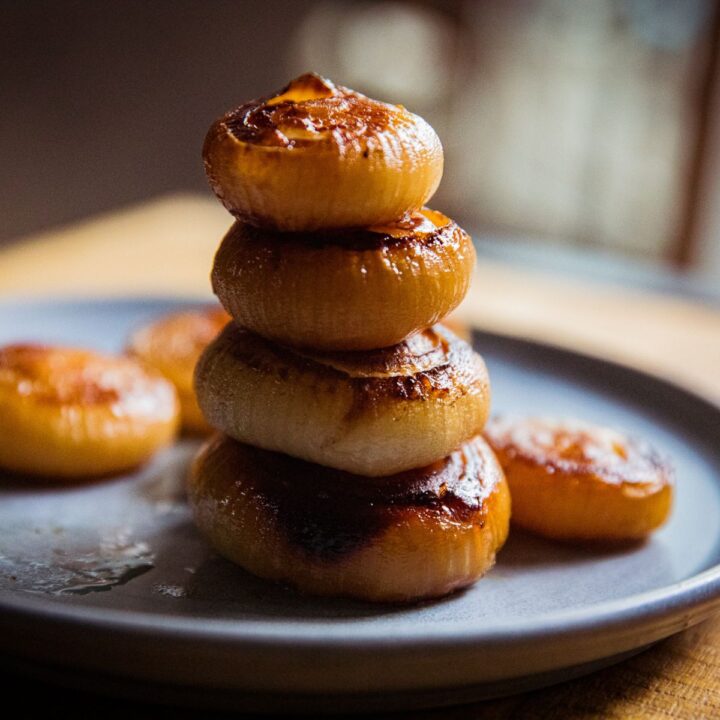 Traeger Smoked Cipollini Onions