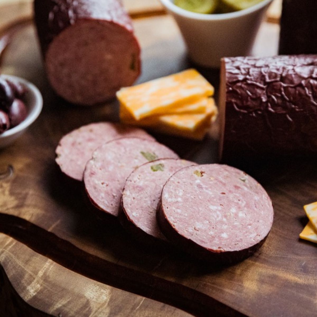 Smoked Wild Hog Summer Sausage