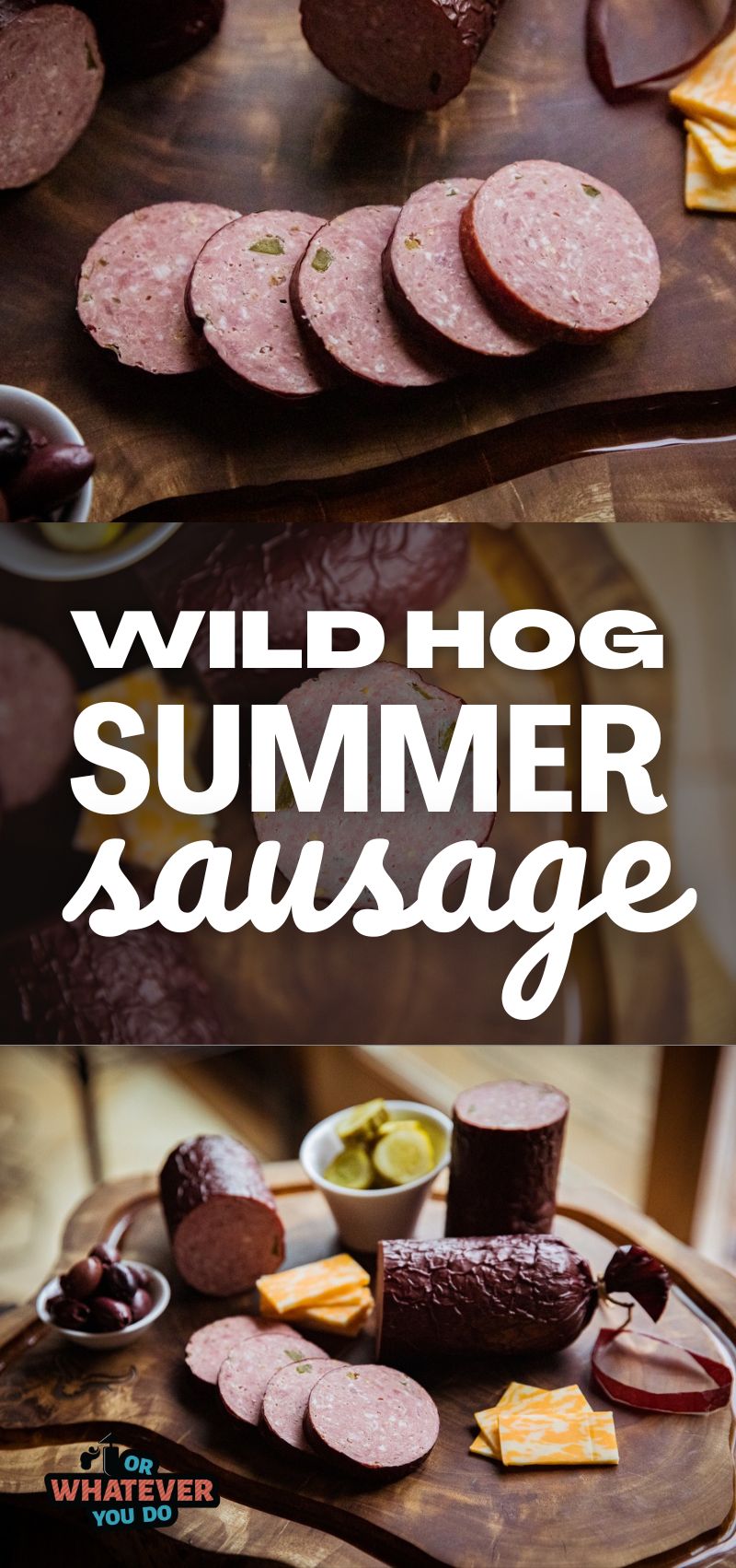 Smoked Wild Hog Summer Sausage