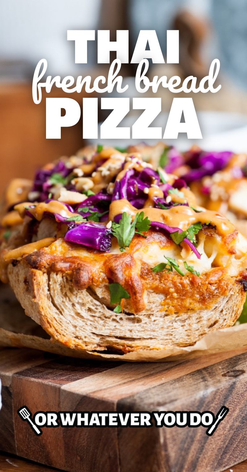 Thai French Bread Pizza