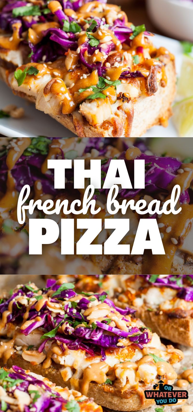 Thai French Bread Pizza