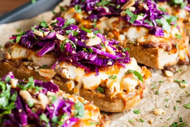 Thai French Bread Pizza