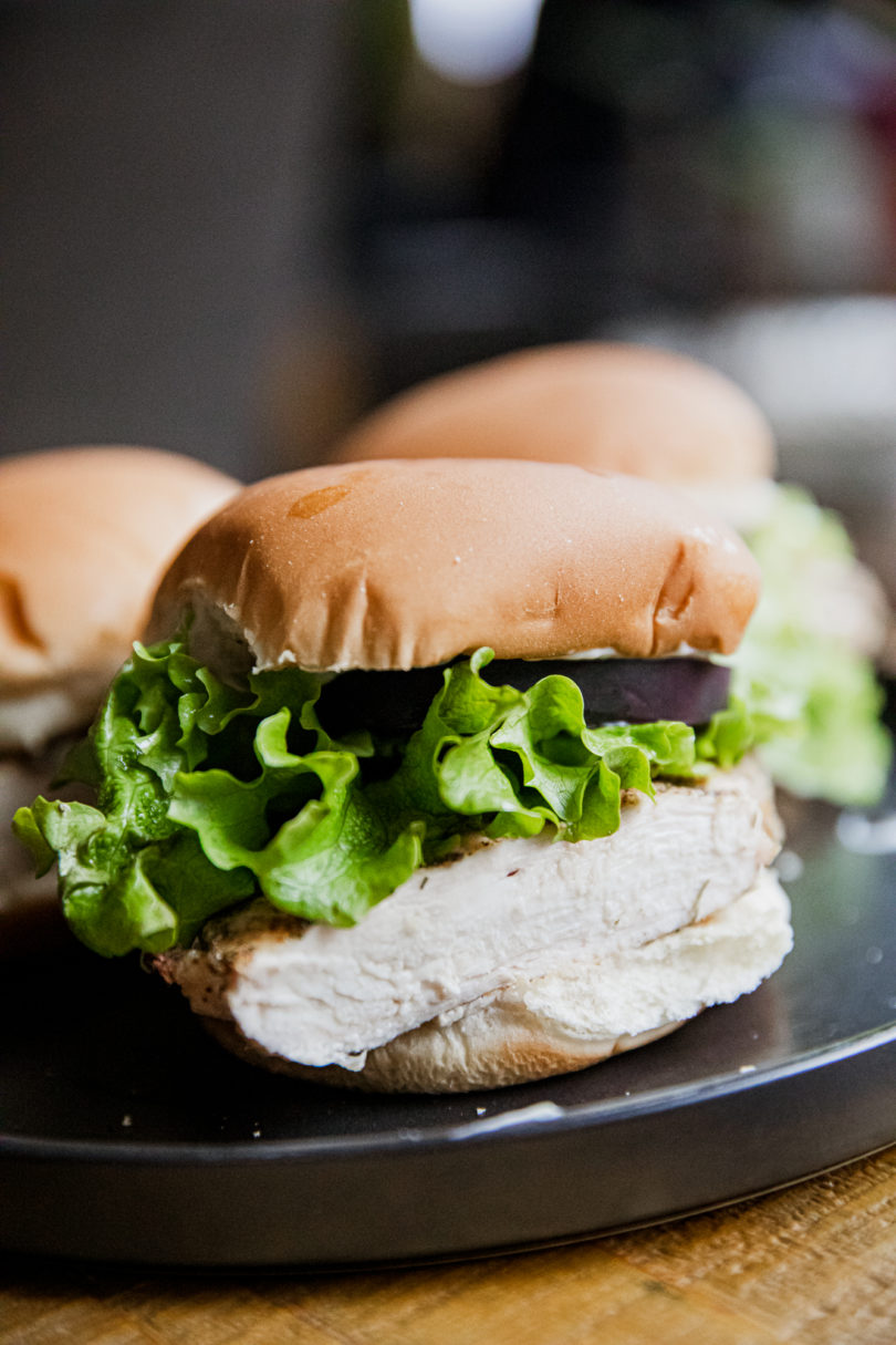 Traeger Grilled Basil Chicken Sandwich