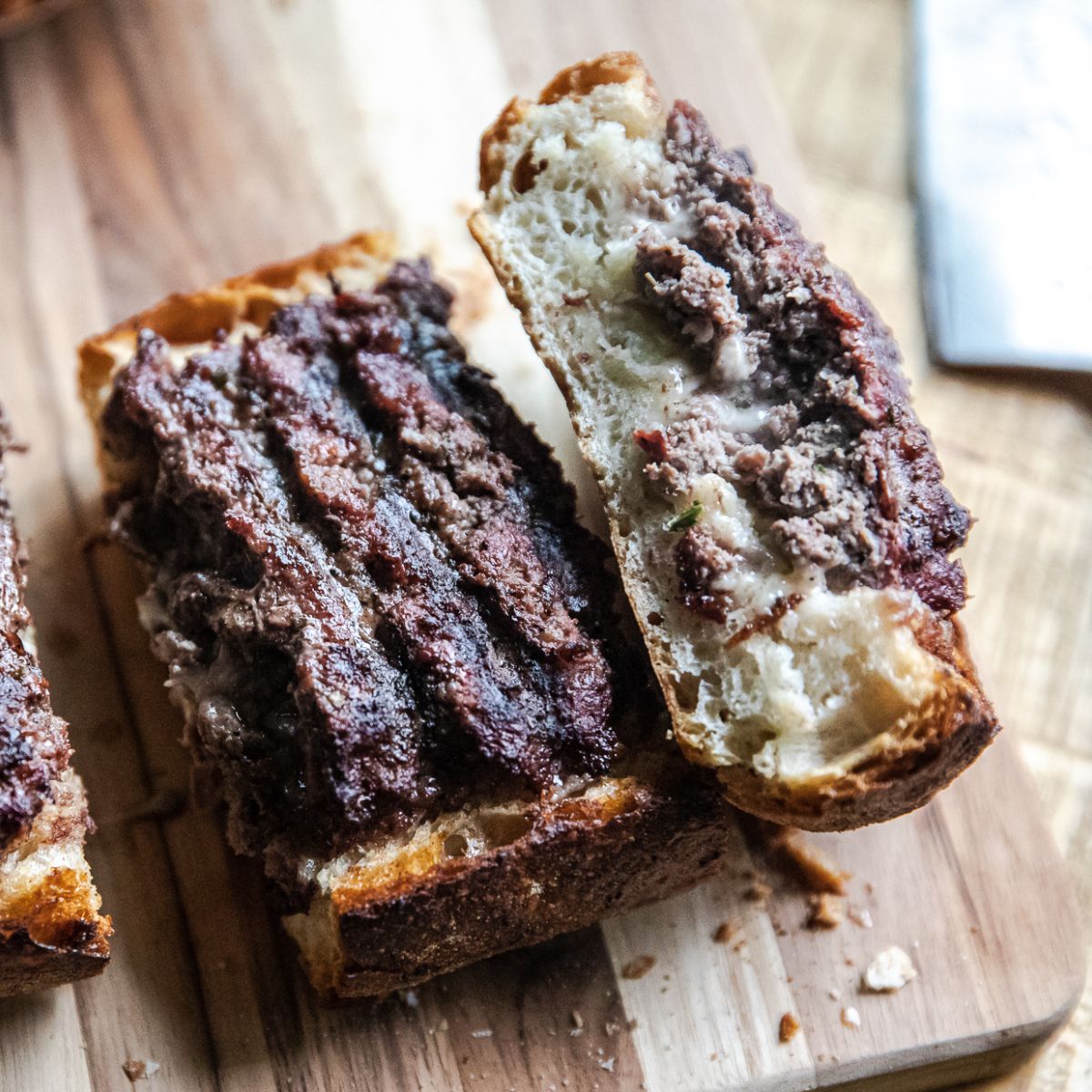 Traeger Grilled Meatball Bread