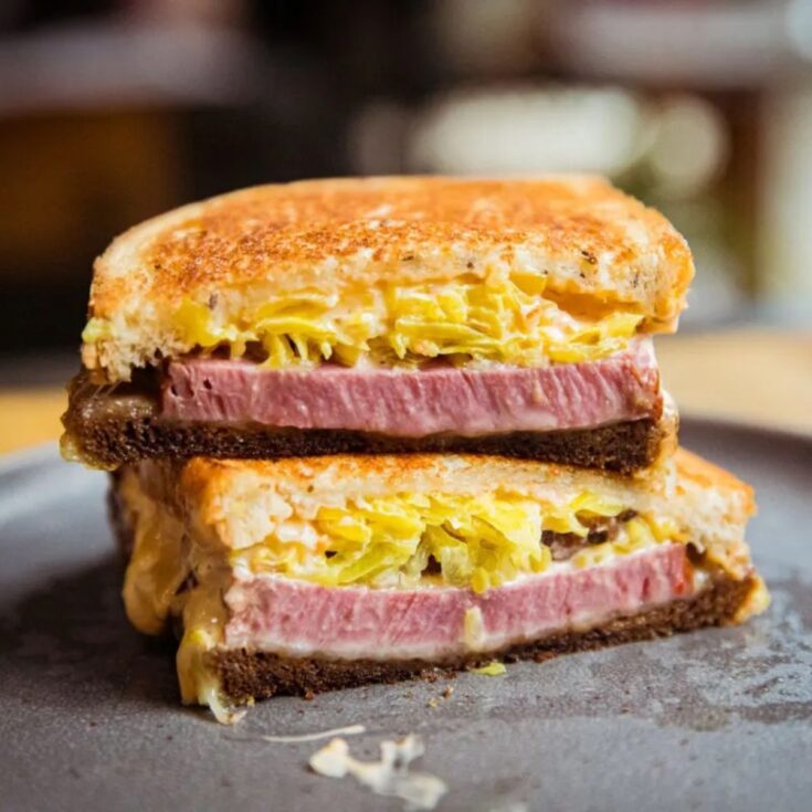 Traeger Reuben Sandwich