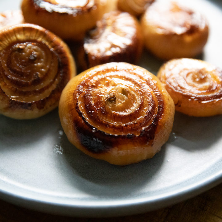 Traeger Smoked Cipollini Onions