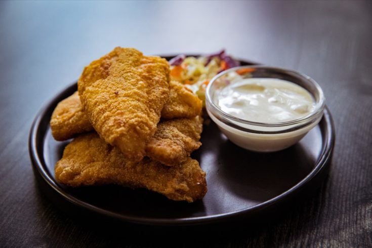 Cornmeal Coated Fried Fish