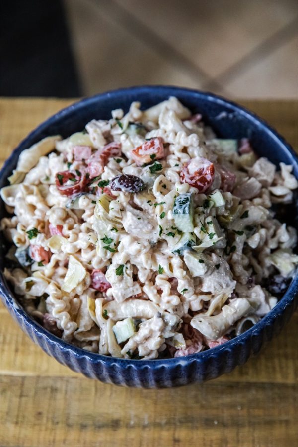 Smoked Greek Chicken Pasta Salad Or Whatever You Do