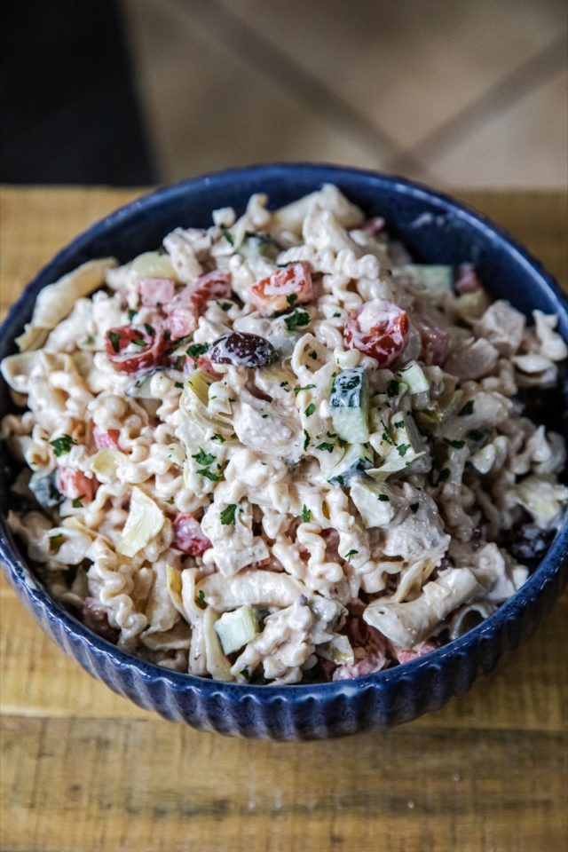 Smoked Greek Chicken Pasta Salad Or Whatever You Do