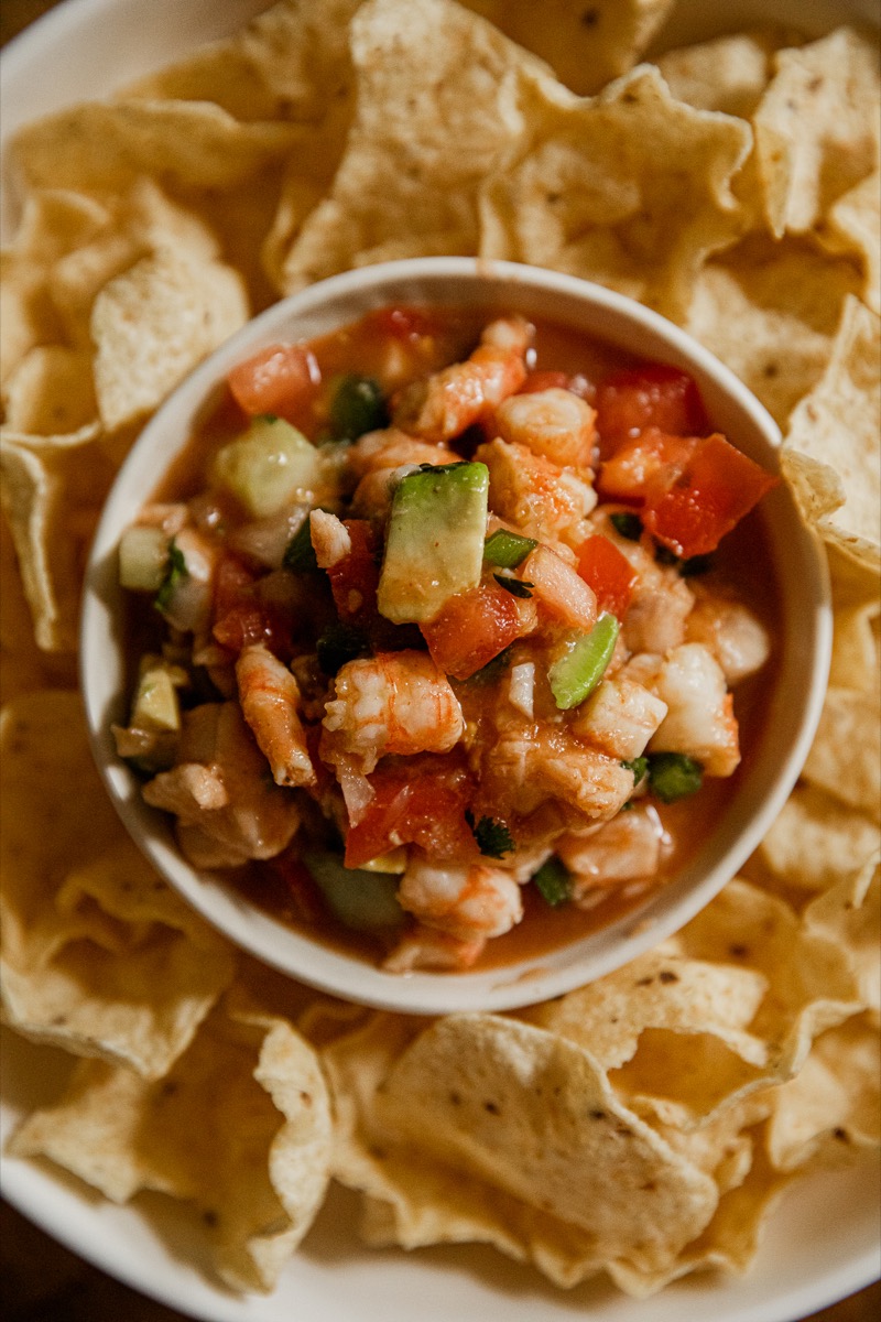 Rockfish and Spot Prawn Ceviche