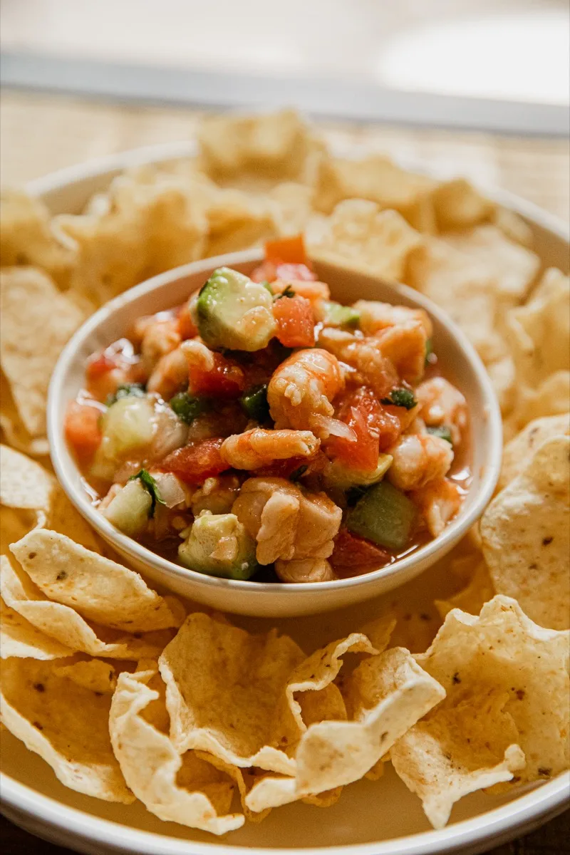 Rockfish and Spot Prawn Ceviche