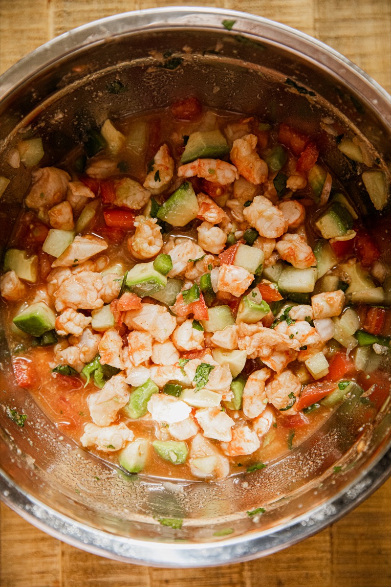 Rockfish and Spot Prawn Ceviche