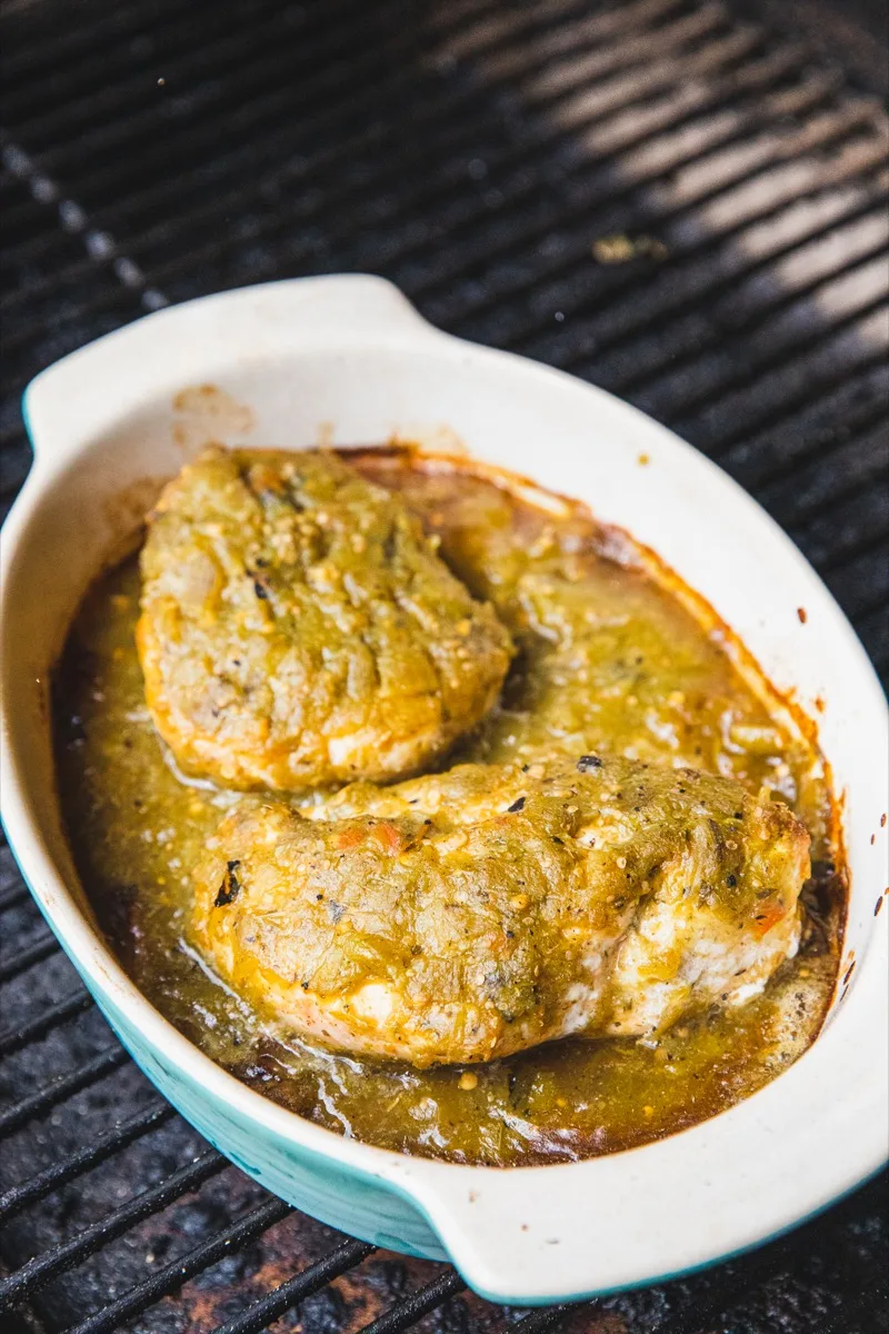 Smoked Green Chili Chicken