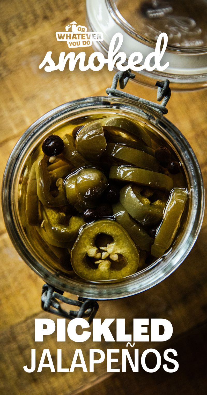 Smoked Pickled Jalapeños