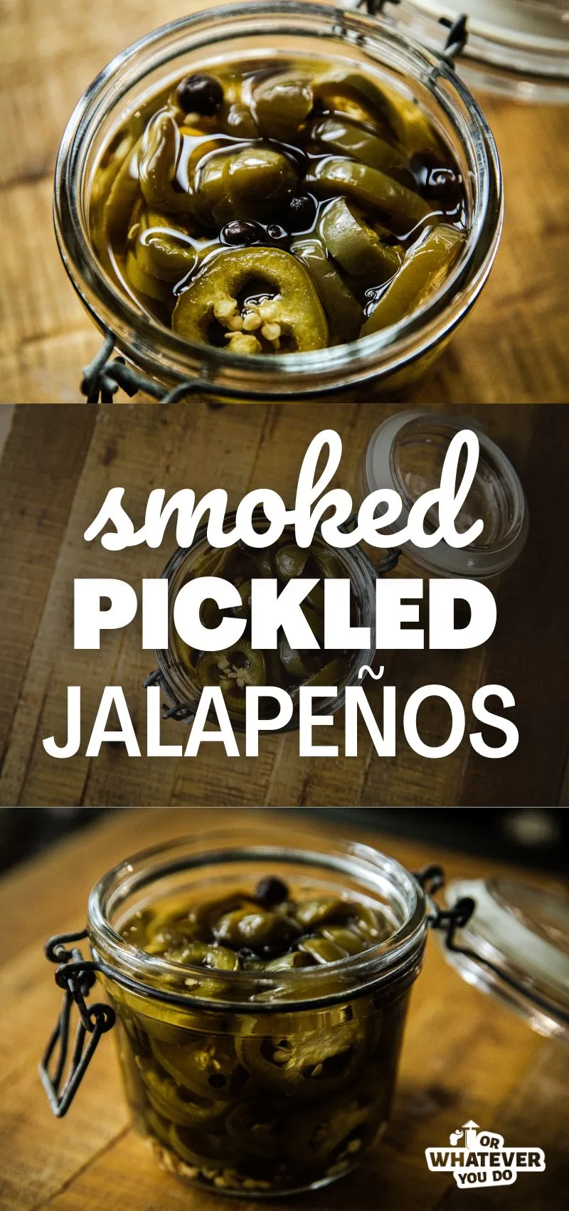 Smoked Pickled Jalapeños