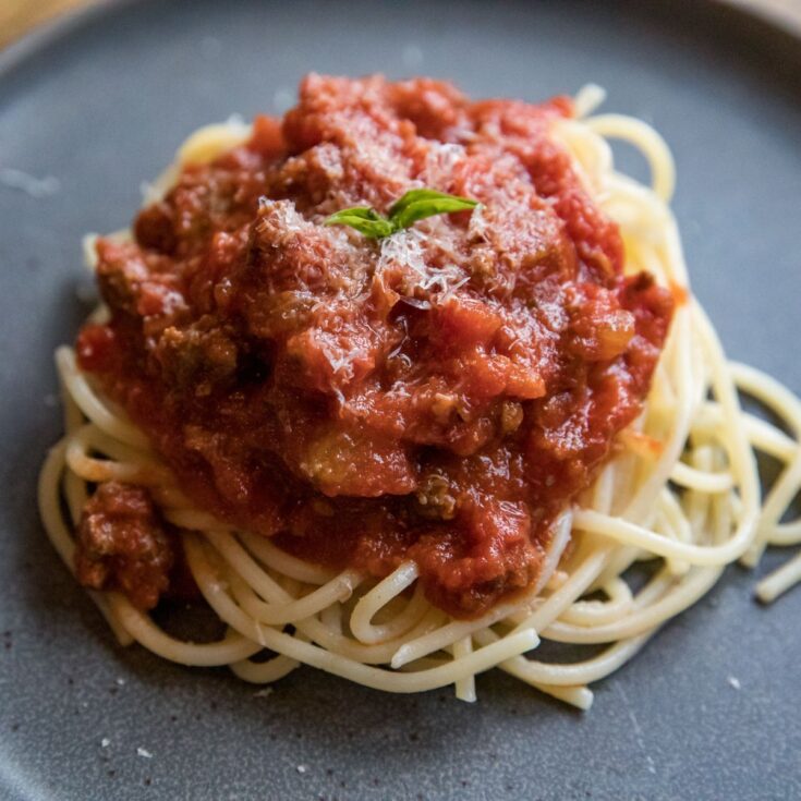 Spaghetti and Meat Sauce