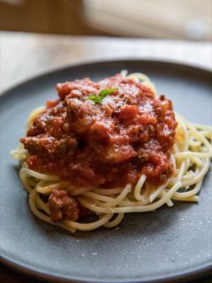 Spaghetti and Meat Sauce