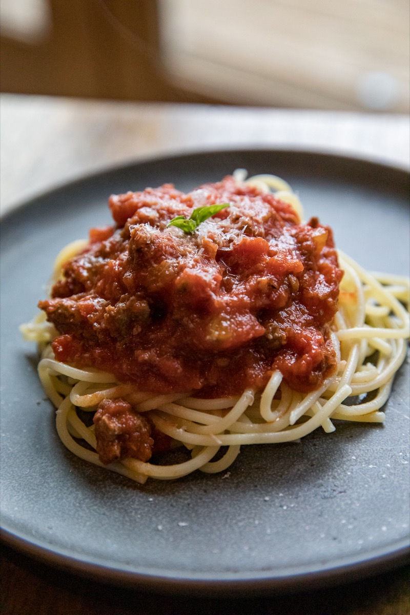 Spaghetti and Meat Sauce