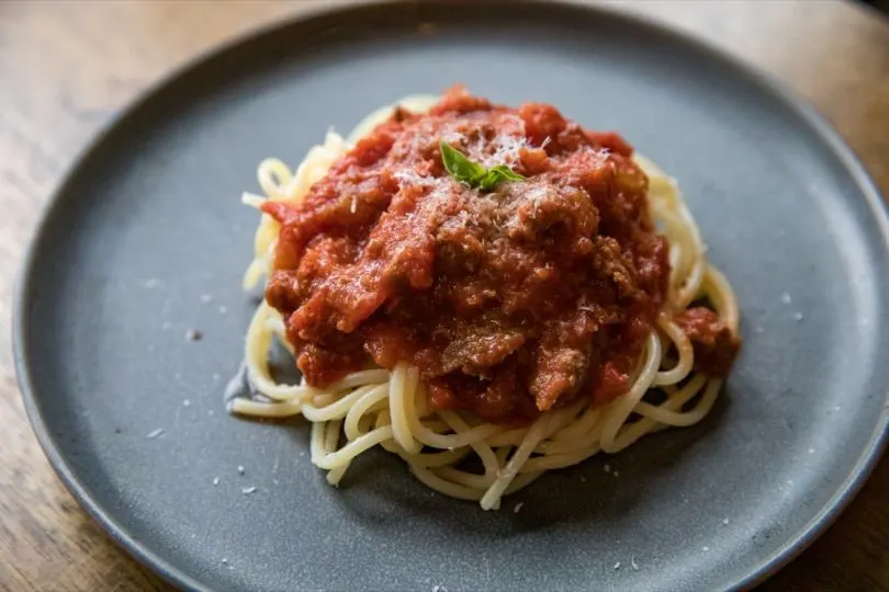 Spaghetti and Meat Sauce