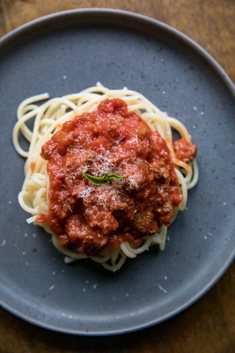 Spaghetti and Meat Sauce