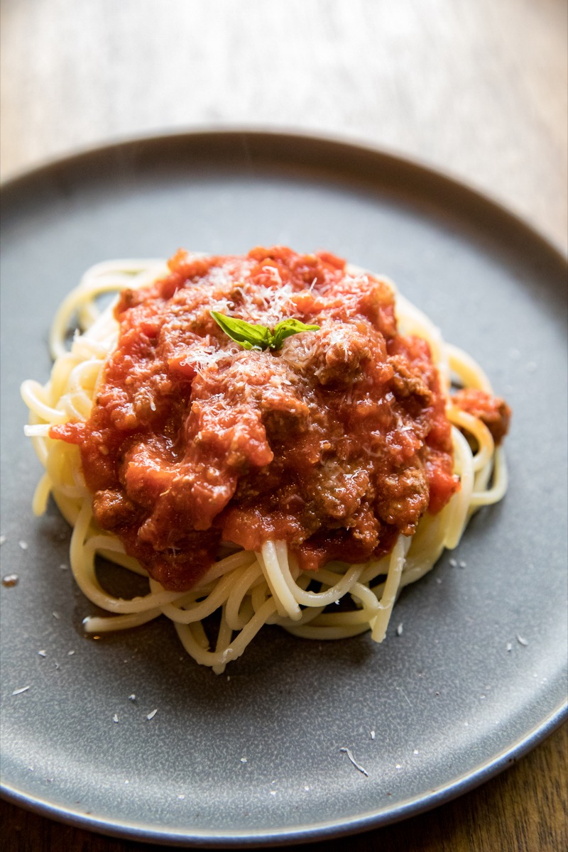 Spaghetti and Meat Sauce