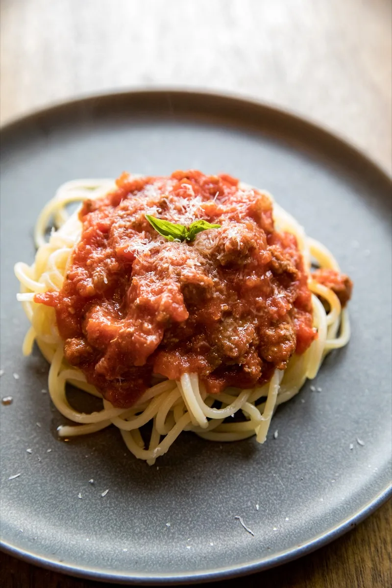 Spaghetti and Meat Sauce