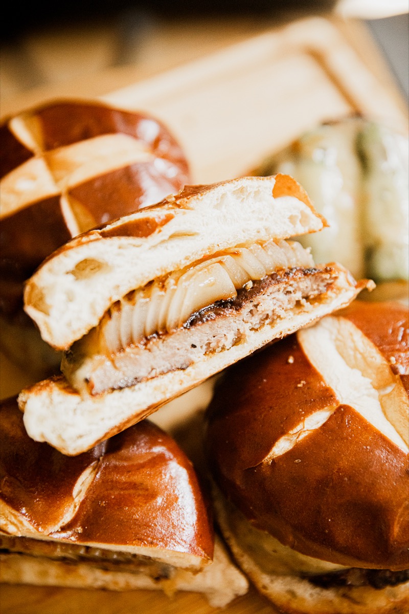 Smoked Brat Burger