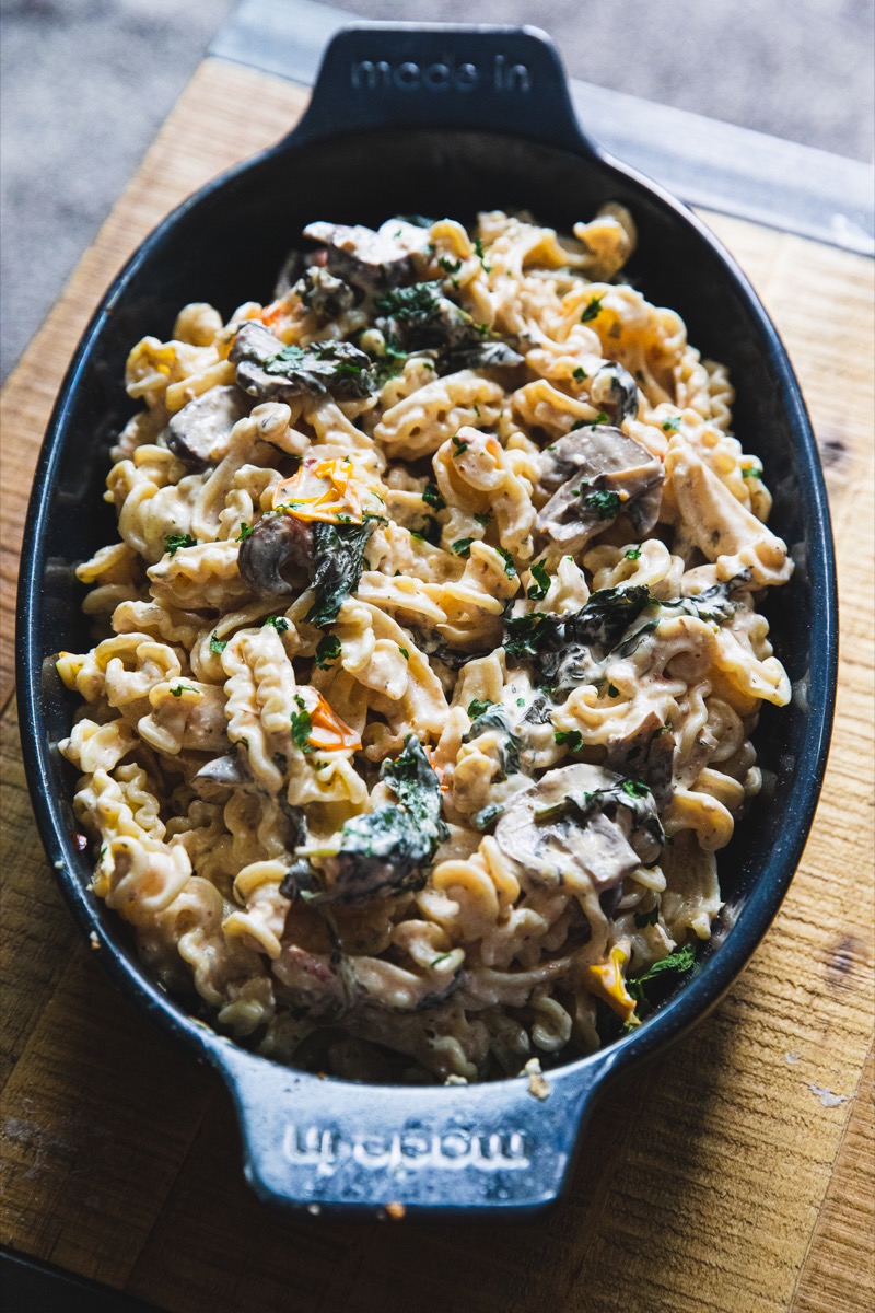 Traeger Cream Cheese Pasta