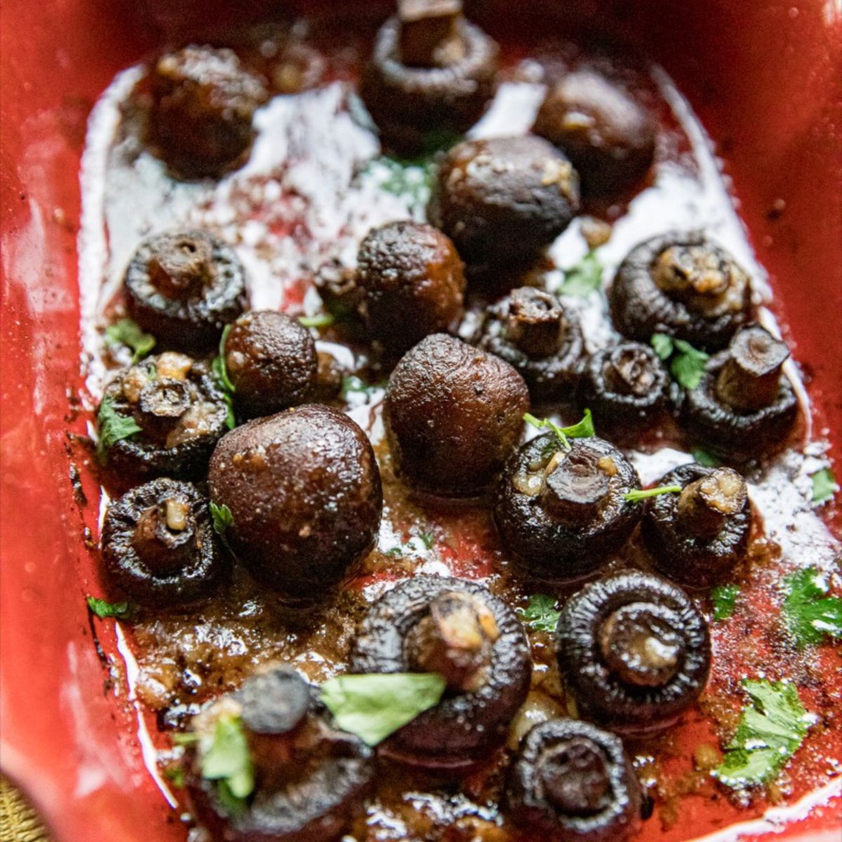 Traeger Garlic Butter Mushrooms