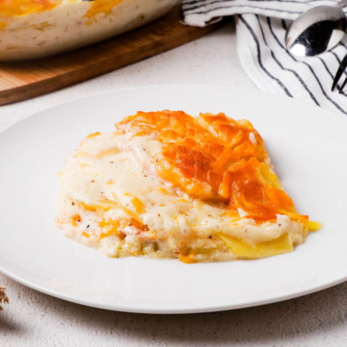 Traeger Ham and Cheese Scalloped Potato Casserole