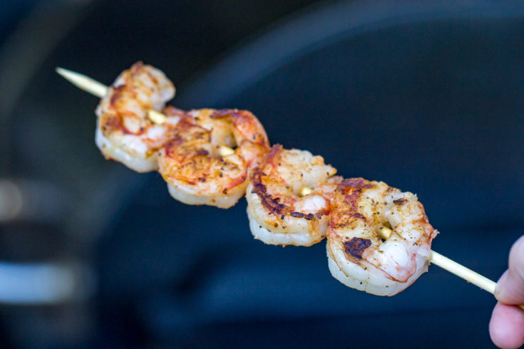 Griddle Shrimp Kabobs