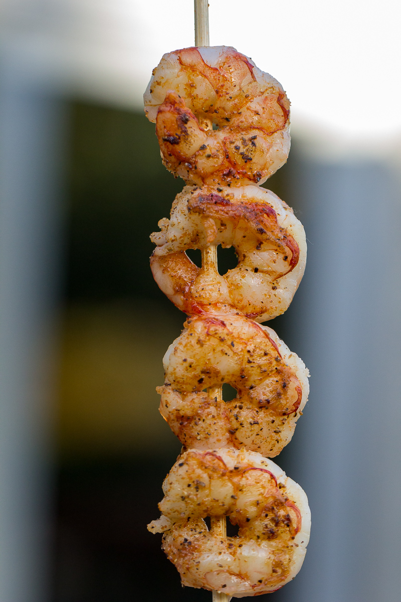 Griddle Shrimp Kabobs