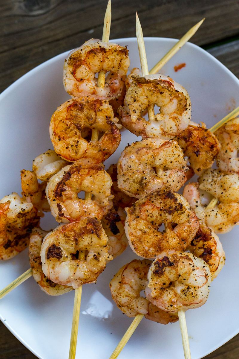 Griddle Shrimp Kabobs