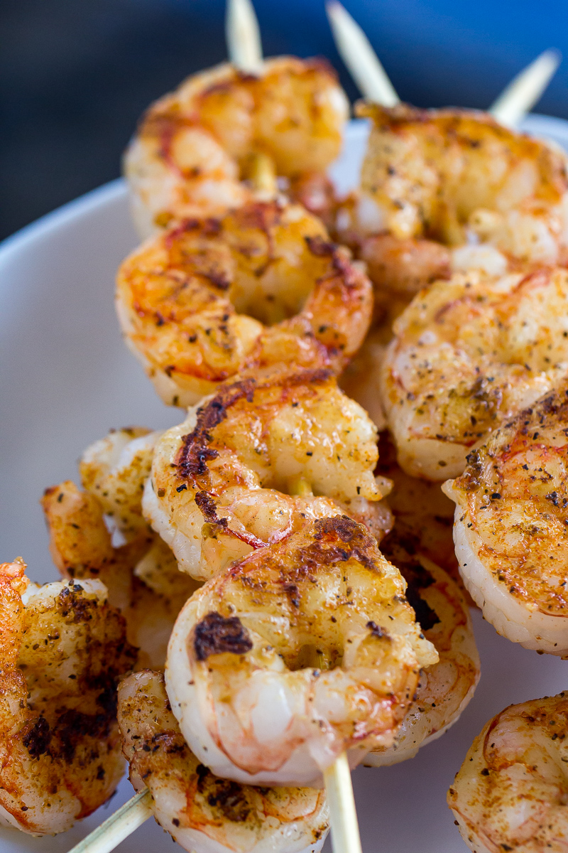 Griddle Shrimp Kabobs