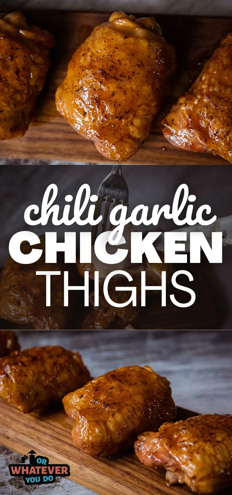 Chili Garlic Chicken Thighs