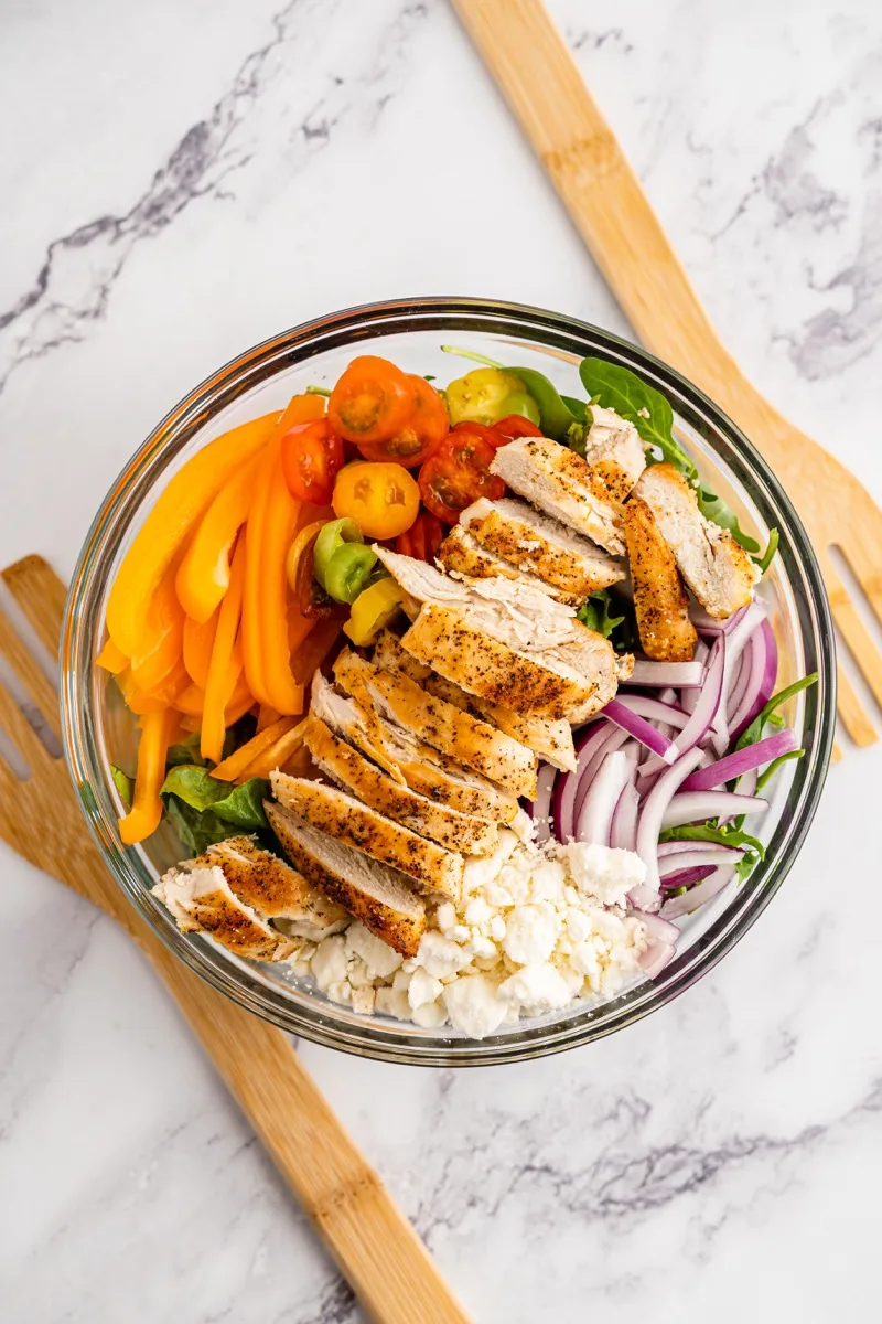 Grilled Mediterranean Chicken Salad