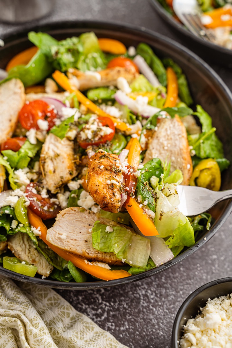 Grilled Mediterranean Chicken Salad