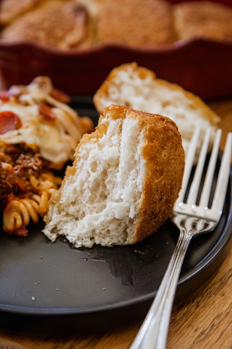 Grilled Garlic Butter Biscuits