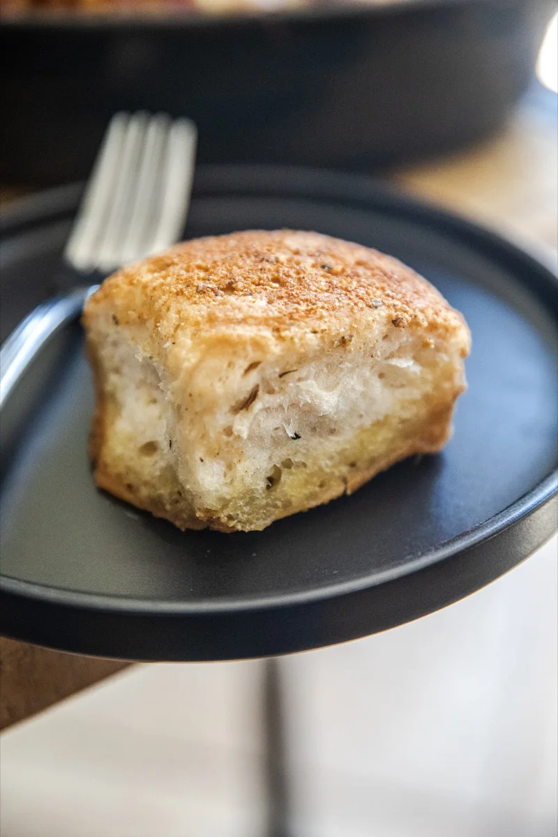 Grilled Garlic Butter Biscuits