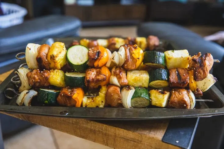 Grilled Huli Huli Chicken Kabobs