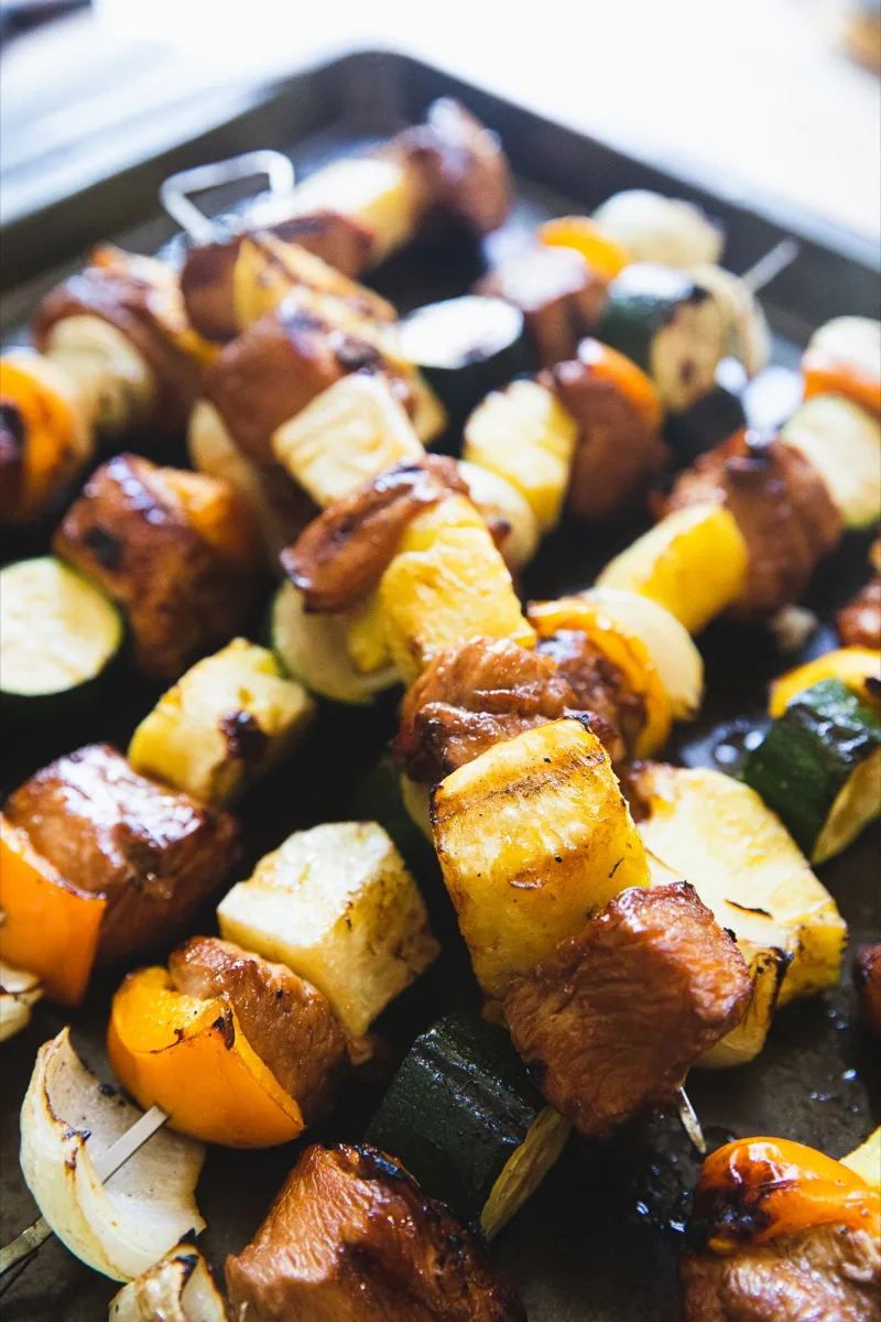 Huli Huli Chicken Kabobs