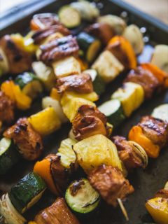 Grilled Huli Huli Chicken Kabobs