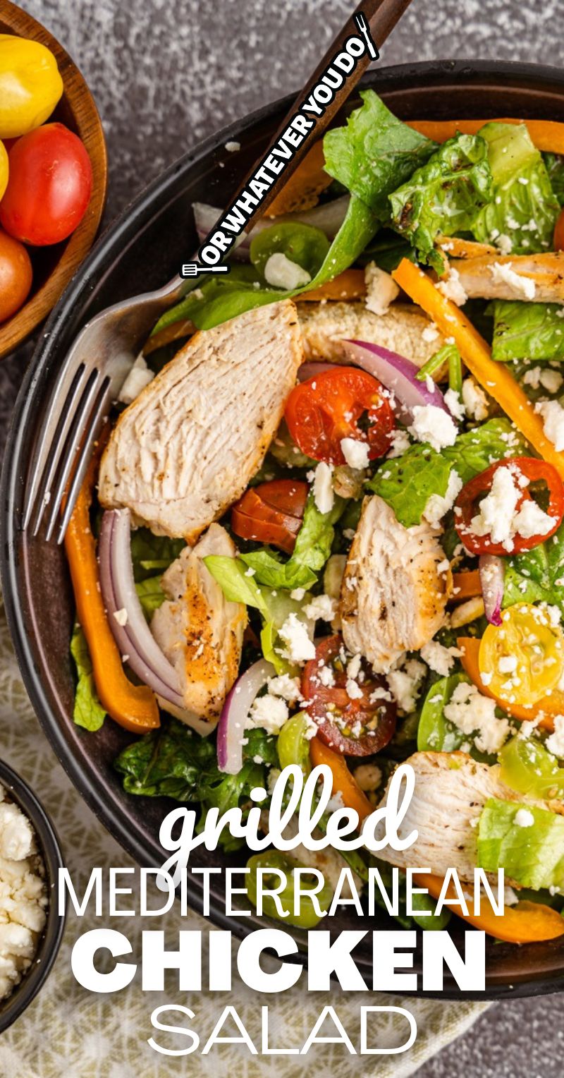 Grilled Mediterranean Chicken Salad