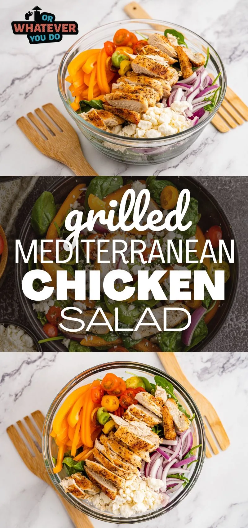 Grilled Mediterranean Chicken Salad